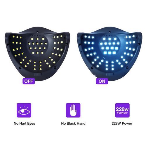 Portable 2-in-1 7 XUV Lamp Nail Dryer LED Nails Machine