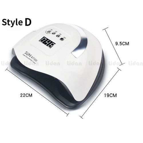 Portable 2-in-1 7 XUV Lamp Nail Dryer LED Nails Machine