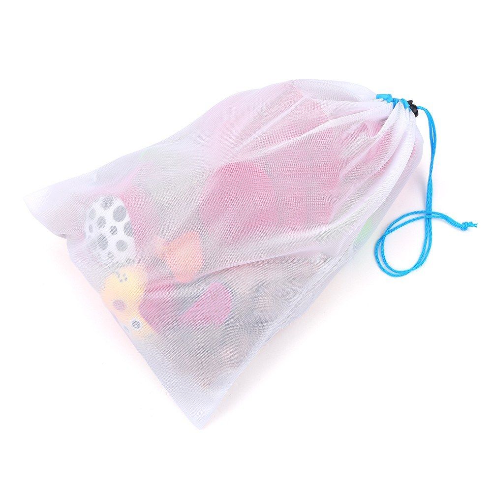 15 PCS Reusable Produce Bags 3 Sizes Washable Mesh Storage