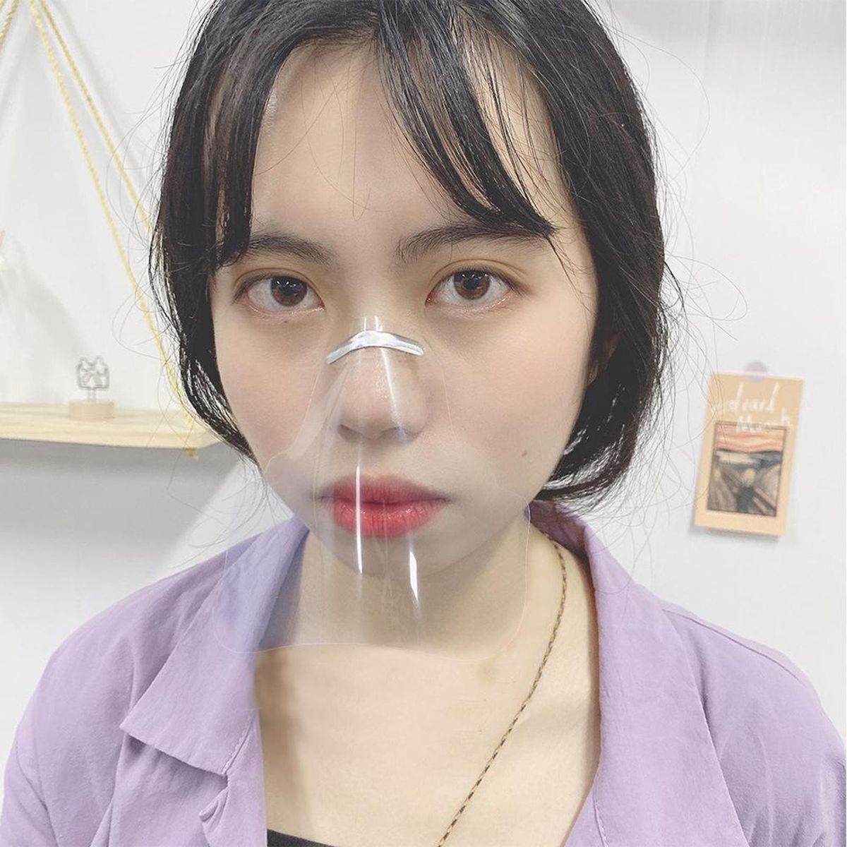 7pcs Face Mask Reusable Nose Clip Cover Protector Guard Shields