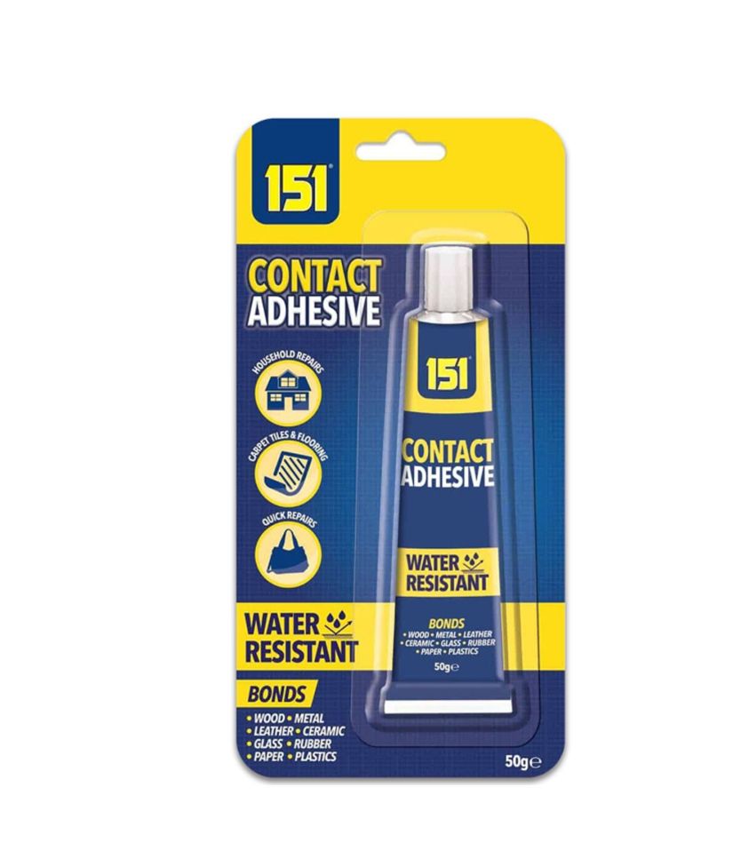 Contact Adhesive Glue Wood Metal Leather Ceramic Glass Rubber-50g