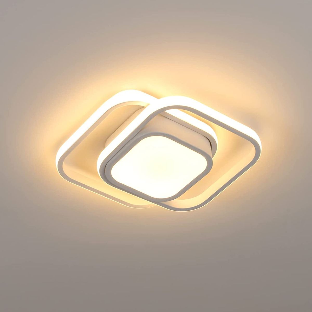 32W Square Led Ceiling Light,Acrylic Ceiling Lamp 3000K