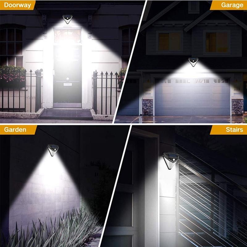 38LED Solar Motion Sensor Wall Lamp Waterproof Garden Securi