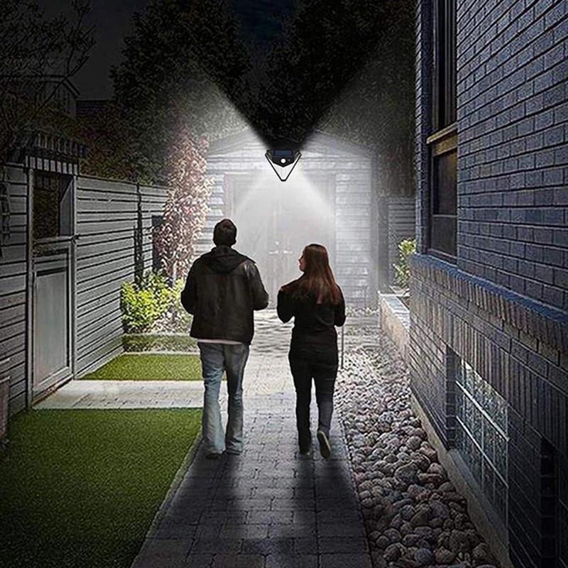 38LED Solar Motion Sensor Wall Lamp Waterproof Garden Securi