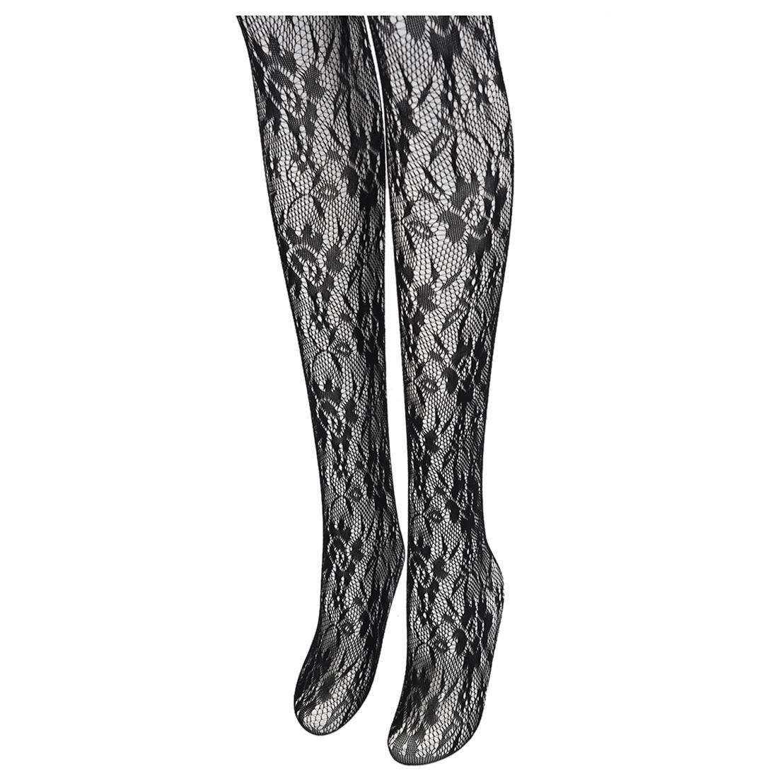 Women's Fashion Sexy Soft Tights Lace Jacquard Pantyhose