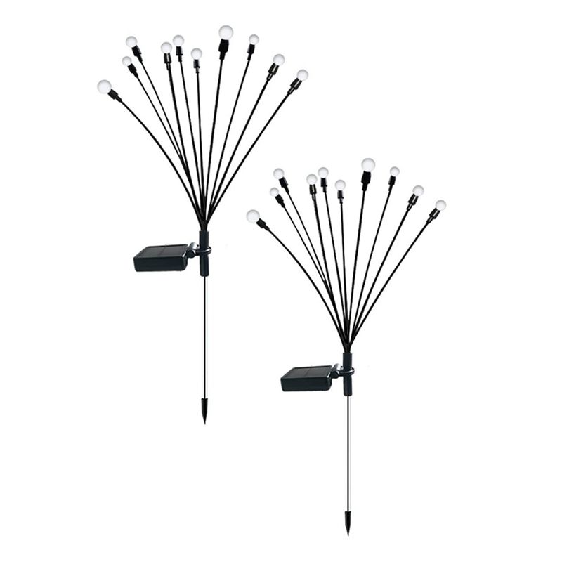 2PCS 10 Head Solar Powered Lights