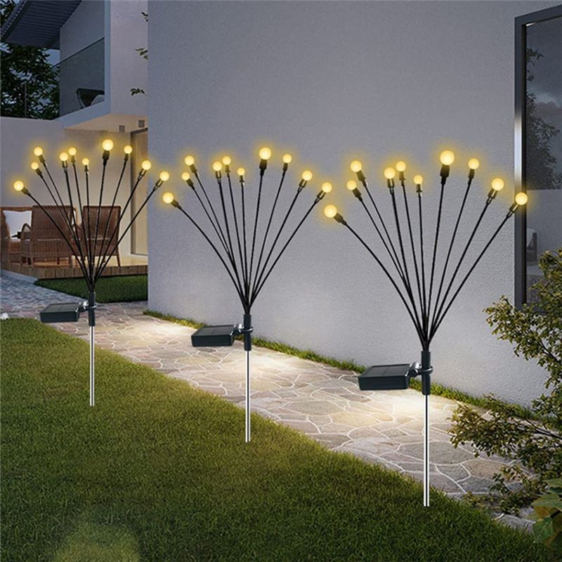 2PCS 10 Head Solar Powered Lights