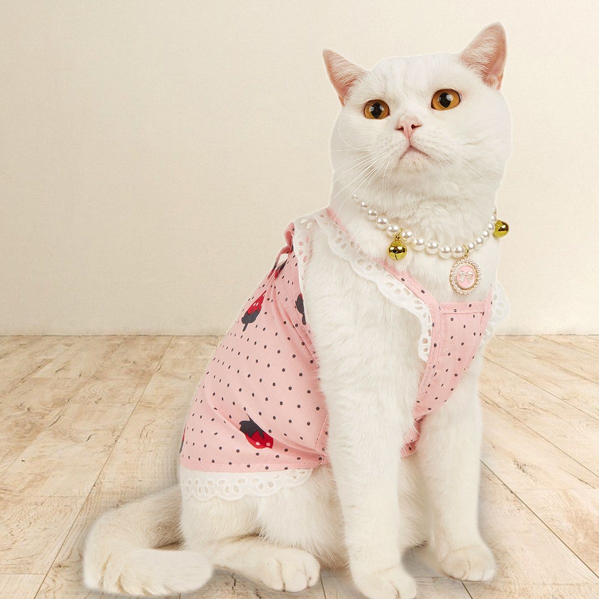 Pet Skirt Summer Small Dog Princess Cosplay Costume Pink