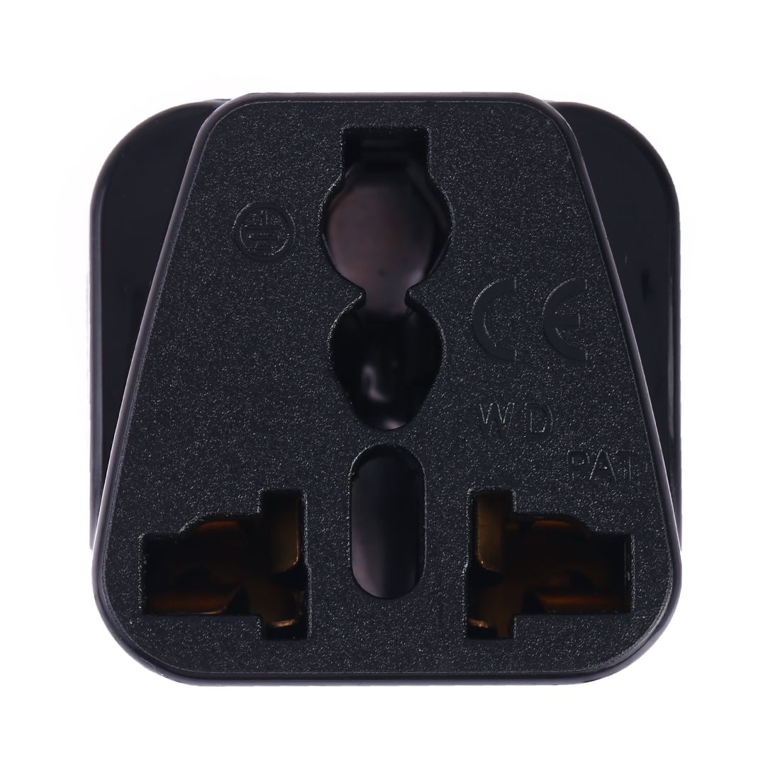 Portable Universal Socket To C14 Male Plug UPS PDU APC Computer Server Power Adapter Travel Charger (Black)