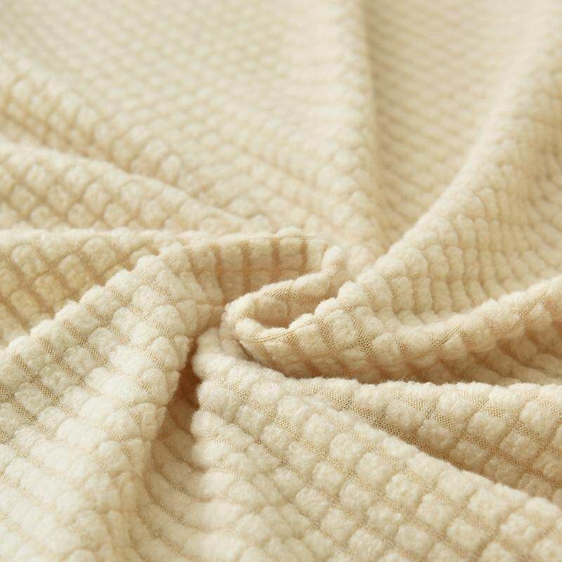 Winter Thicken Spandex Polar Fleece Super Elastic Stretch Sofa Cover Slipcover Couch Living Room 1/2/3/4 Seater Pillow Case Solid Mustard Yellow 1x Pillowcase