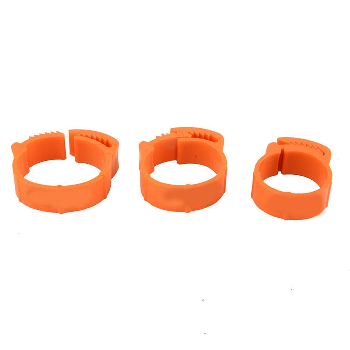 100Pcs Chicken Identification Leg Bands Tags Poultry Leg Bands Bird Leg Bands Duck Leg Bands Clip-on Rings
