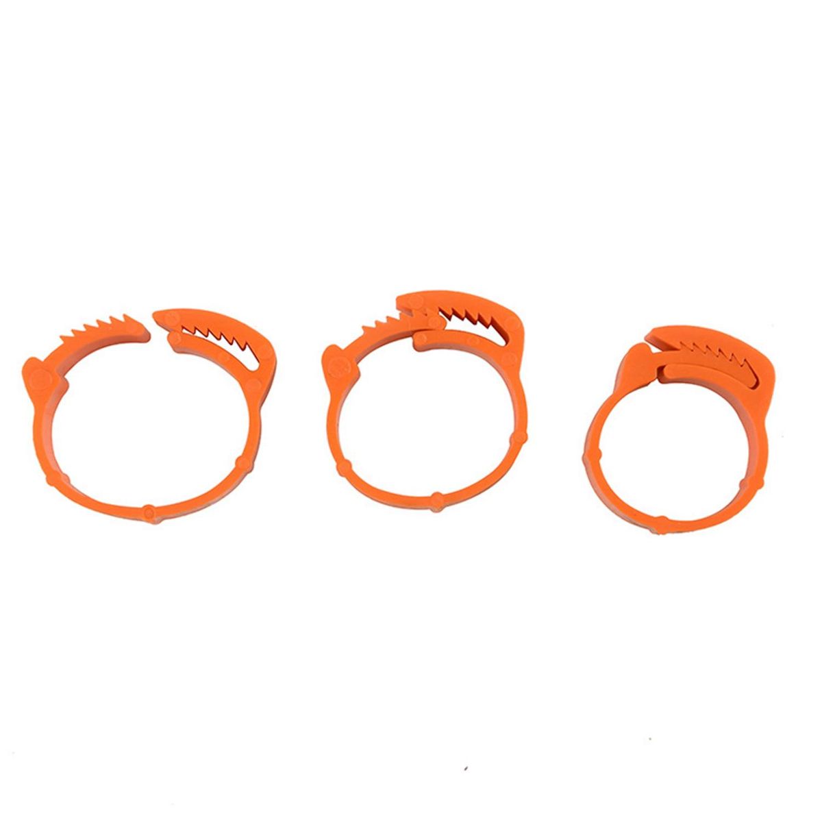 100Pcs Chicken Identification Leg Bands Tags Poultry Leg Bands Bird Leg Bands Duck Leg Bands Clip-on Rings