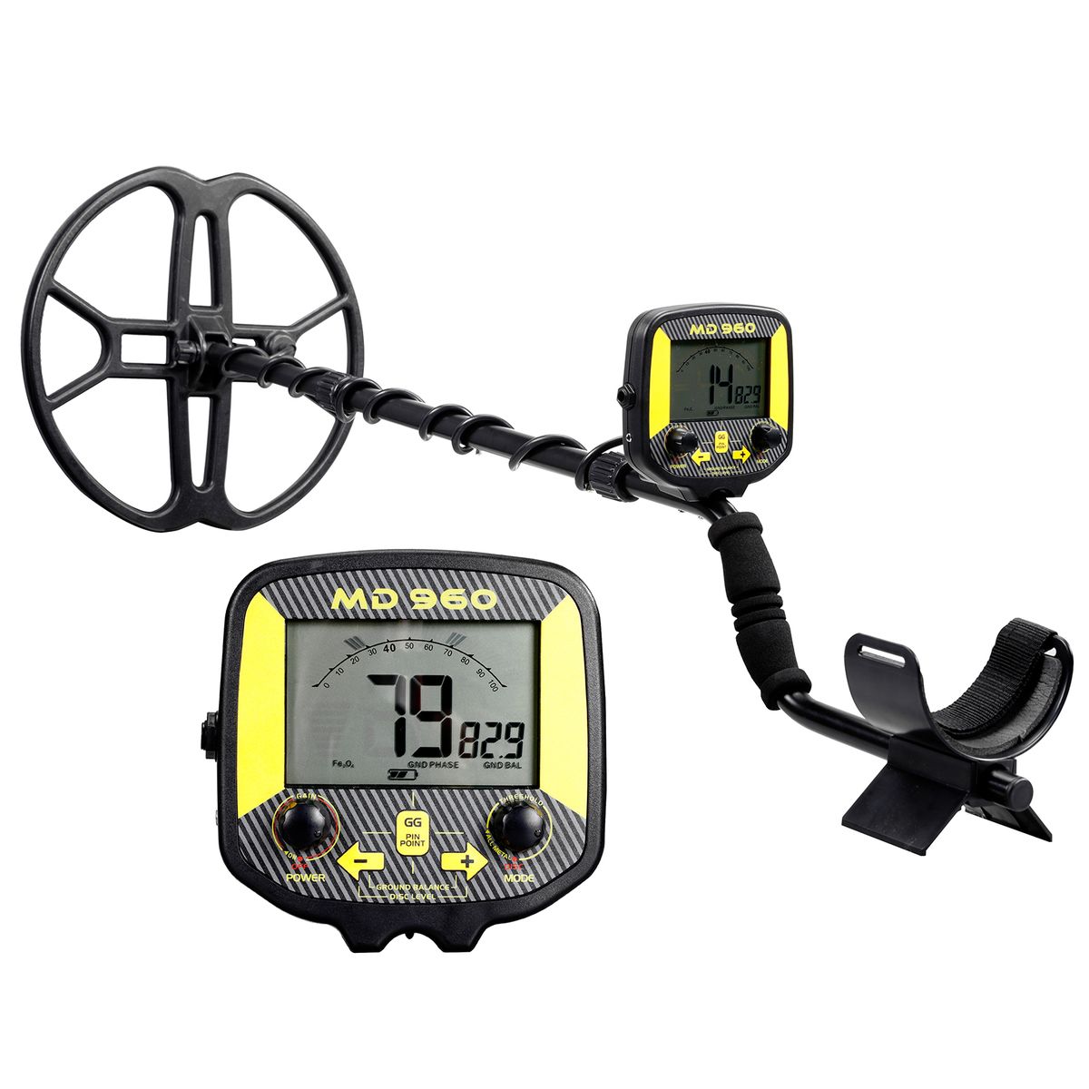 MD960 13 Inch Handheld Metal Detector Easy Installation High