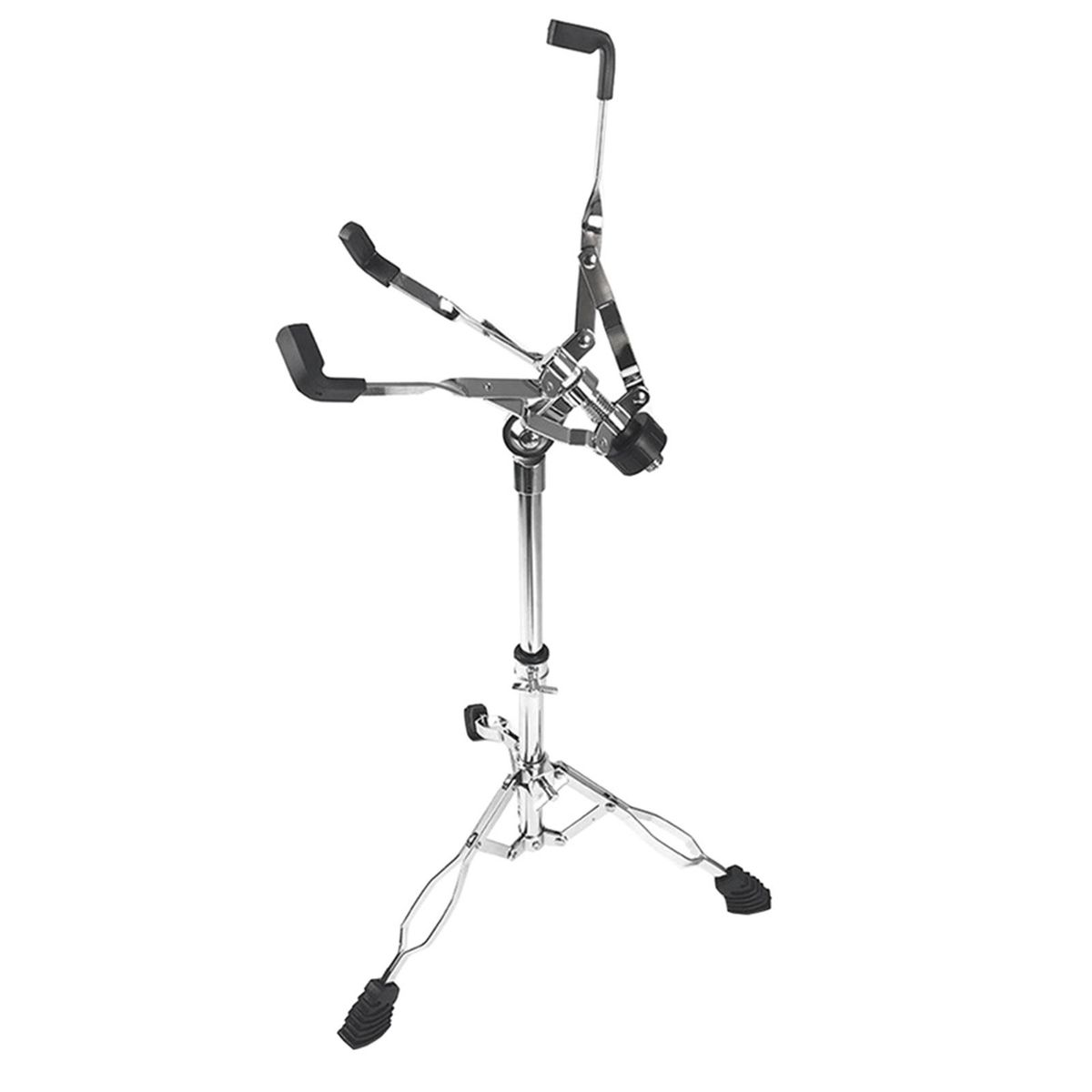 12-inch Stainless Steel Drum Tripod Stand 19.7inch-29.5inch Height Adjustable for Dumb Drum Snare Drum Drum Set Supporting