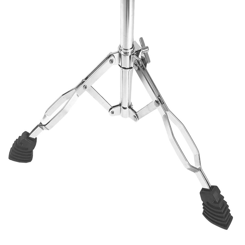 12-inch Stainless Steel Drum Tripod Stand 19.7inch-29.5inch Height Adjustable for Dumb Drum Snare Drum Drum Set Supporting