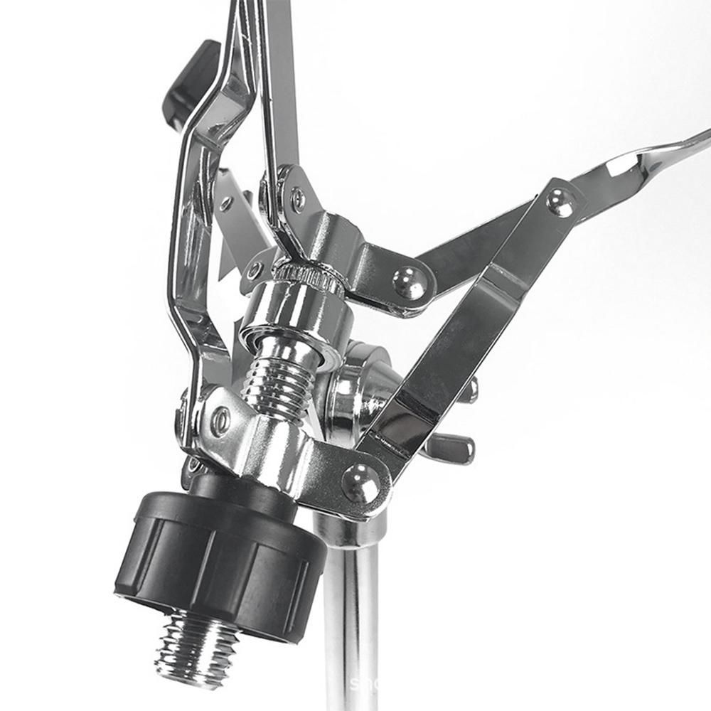 12-inch Stainless Steel Drum Tripod Stand 19.7inch-29.5inch Height Adjustable for Dumb Drum Snare Drum Drum Set Supporting