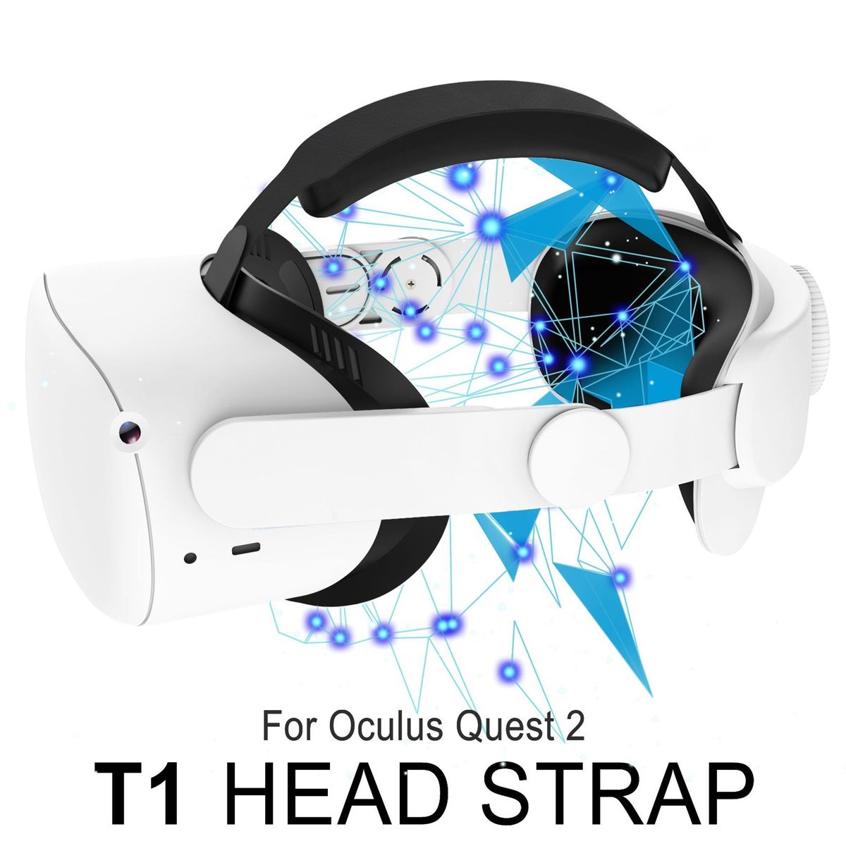 For Oculus Quest 2 VR Headset Elite S Adjustable Increase Supporting Virtual Rety Halo S For Meta Quest 2 Accessories S