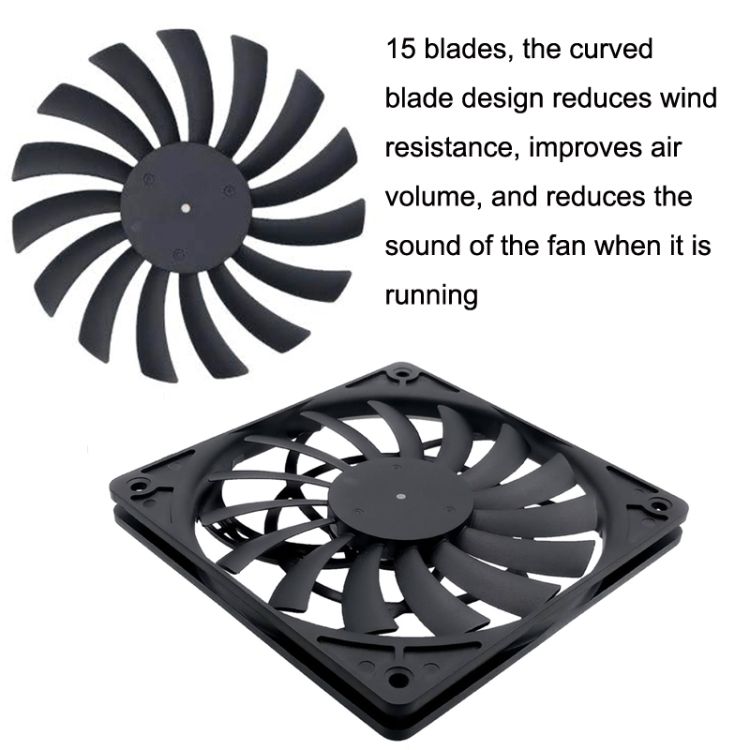 FANNER Ice Soul F12012 Chassis Ultra-thin 4pin Cooling Fan
