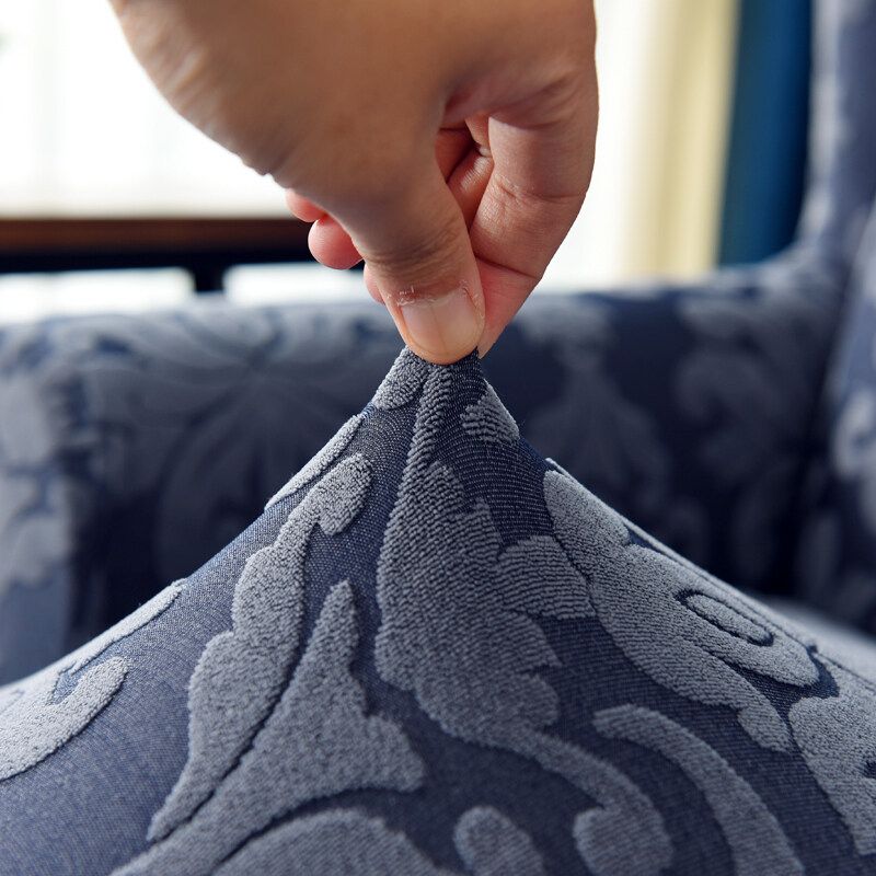1/2/3/4 Seat Extendable Sofa Cover Sofa Chair L-shaped All-inclusive Multifunctional Set Universal Stretch Sofa Cover Non-slip Retro Leather Sofa Cover Grey