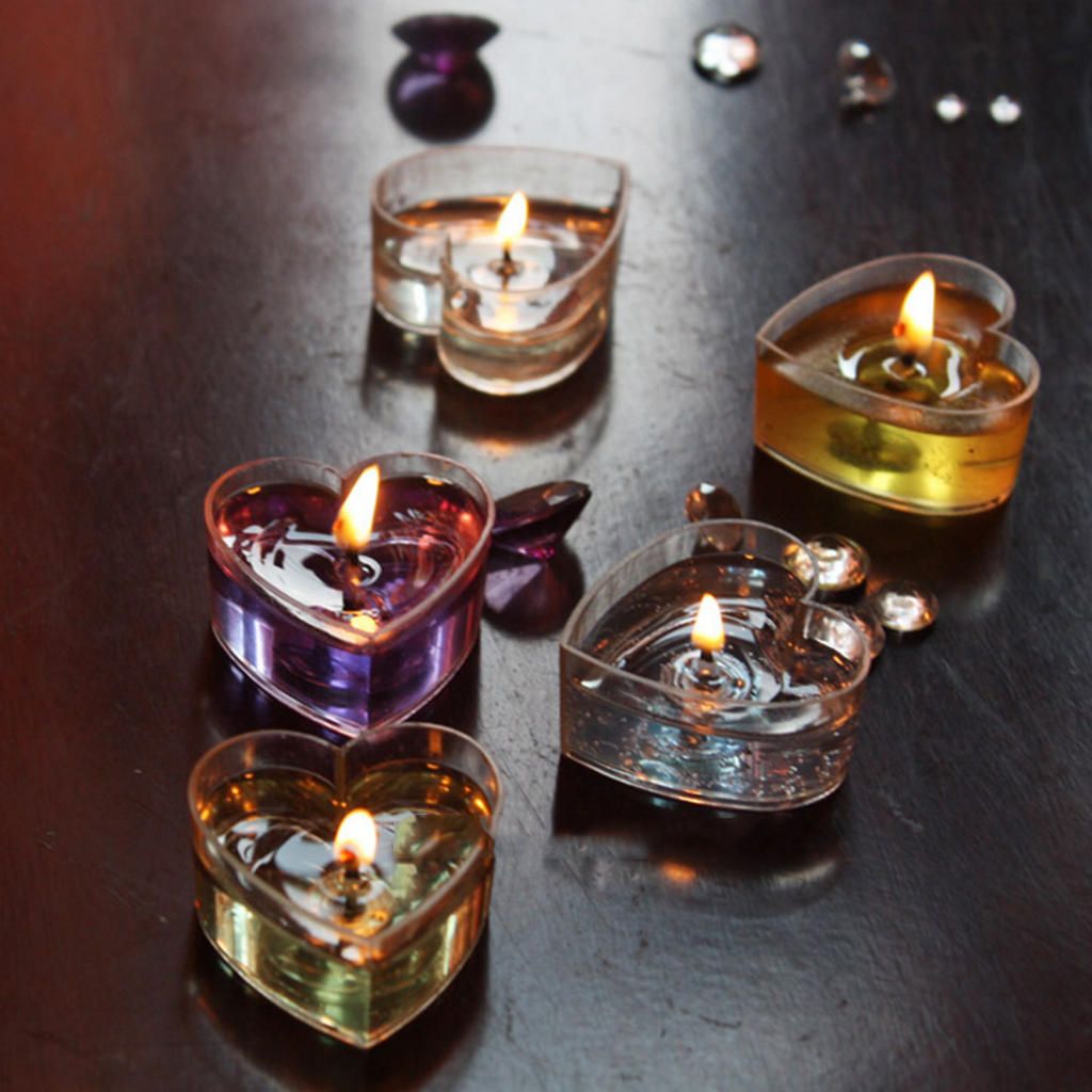 10x    Clear Tealight Cup Candle  Container Candle