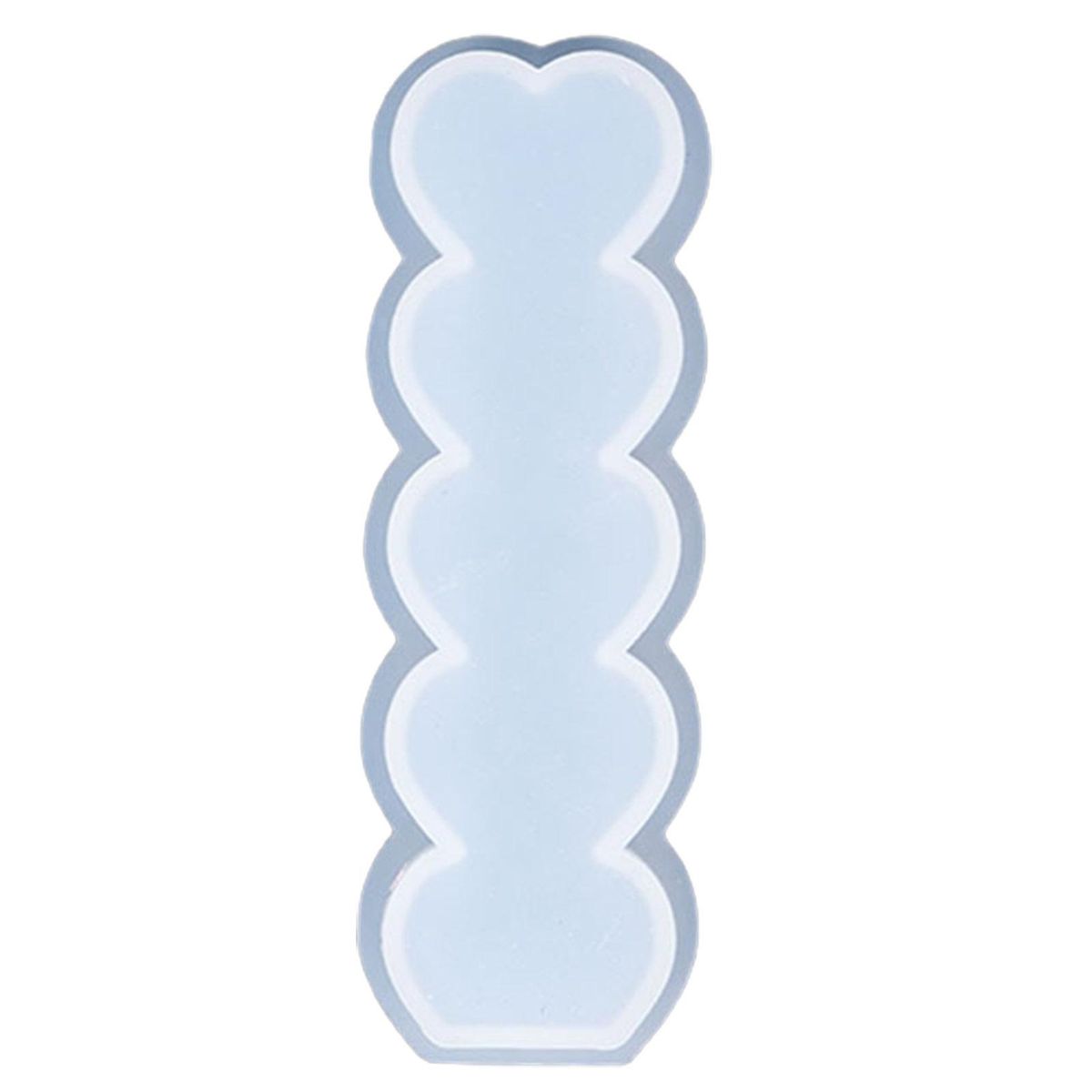 Candle Mold Valentines Day Ambient Heart Candle Shaping Mould White