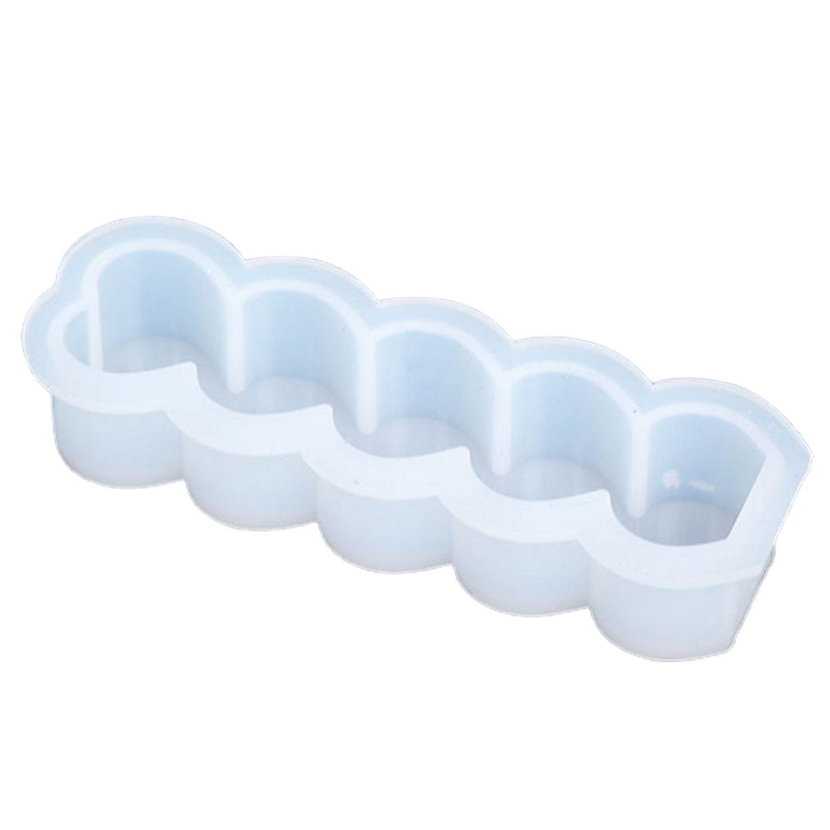 Candle Mold Valentines Day Ambient Heart Candle Shaping Mould White