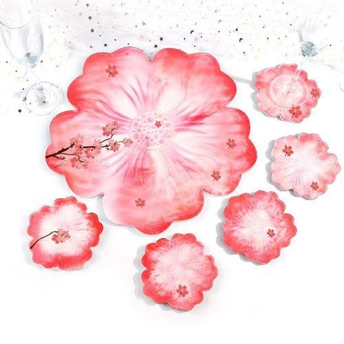 Silicone Tray Mold Set DIY Flower Coaster Mold