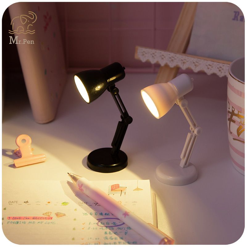 Creative Study Readig Led Desk Lamp Book Clip Bedroom Table