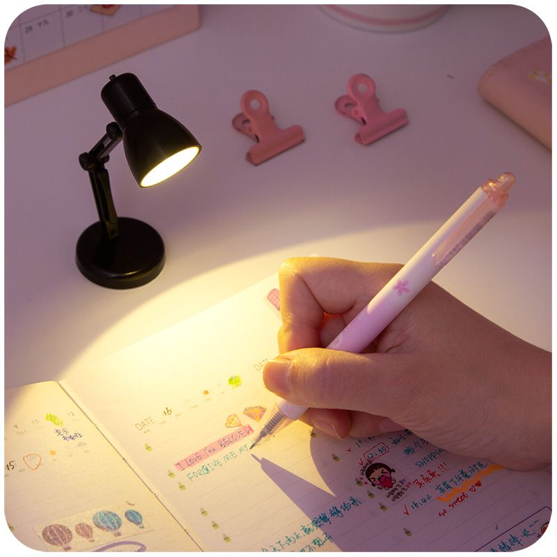 Creative Study Readig Led Desk Lamp Book Clip Bedroom Table