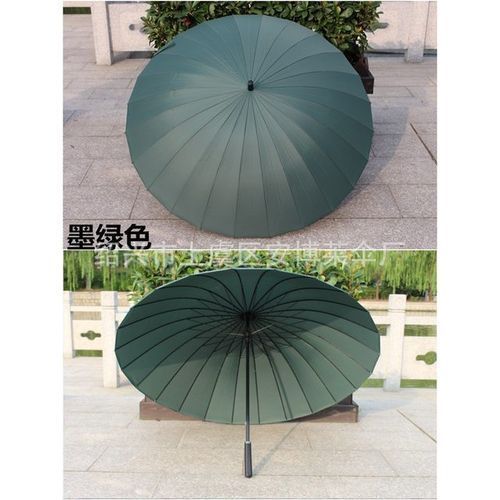 High Quality Ribs WIND RESISTANT Medium Umbrella - Green