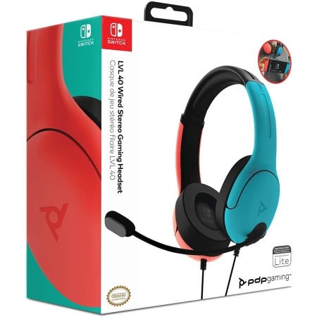 Lvl40 Wired Stereo Gaming Headset With Noise Cancelling Microphone