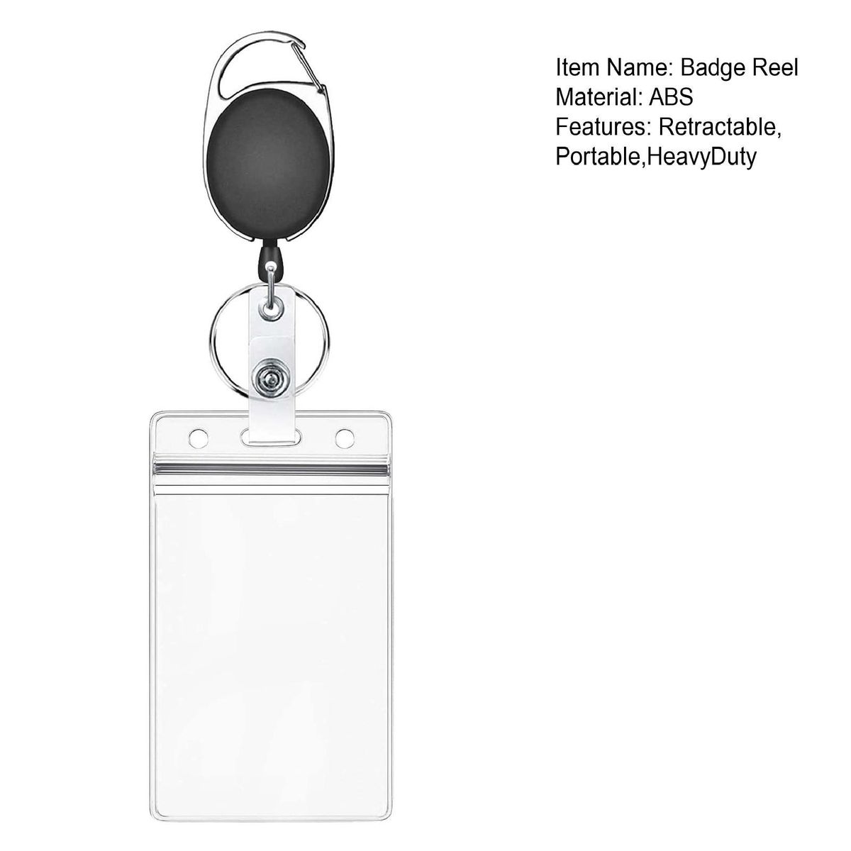 Waterproof Badge Holder Secureid Badge Reel Waterproof Card for Id