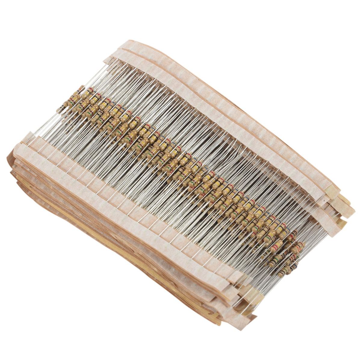 860pcs 1 Ohm-1M Ohm 1/4W Film Resistors Assortment Kit 43