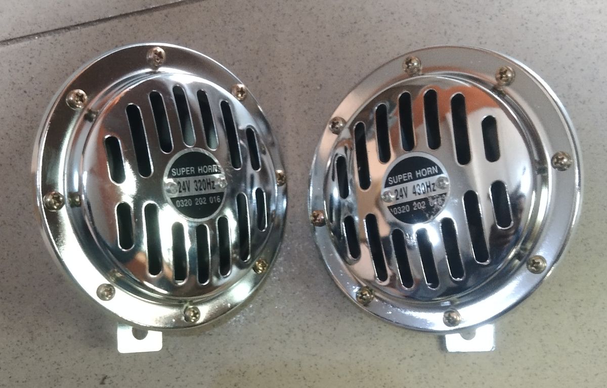 1 Pair Of 12V 105db 18 Tones Super Loud Auto Car Vehicle Horn