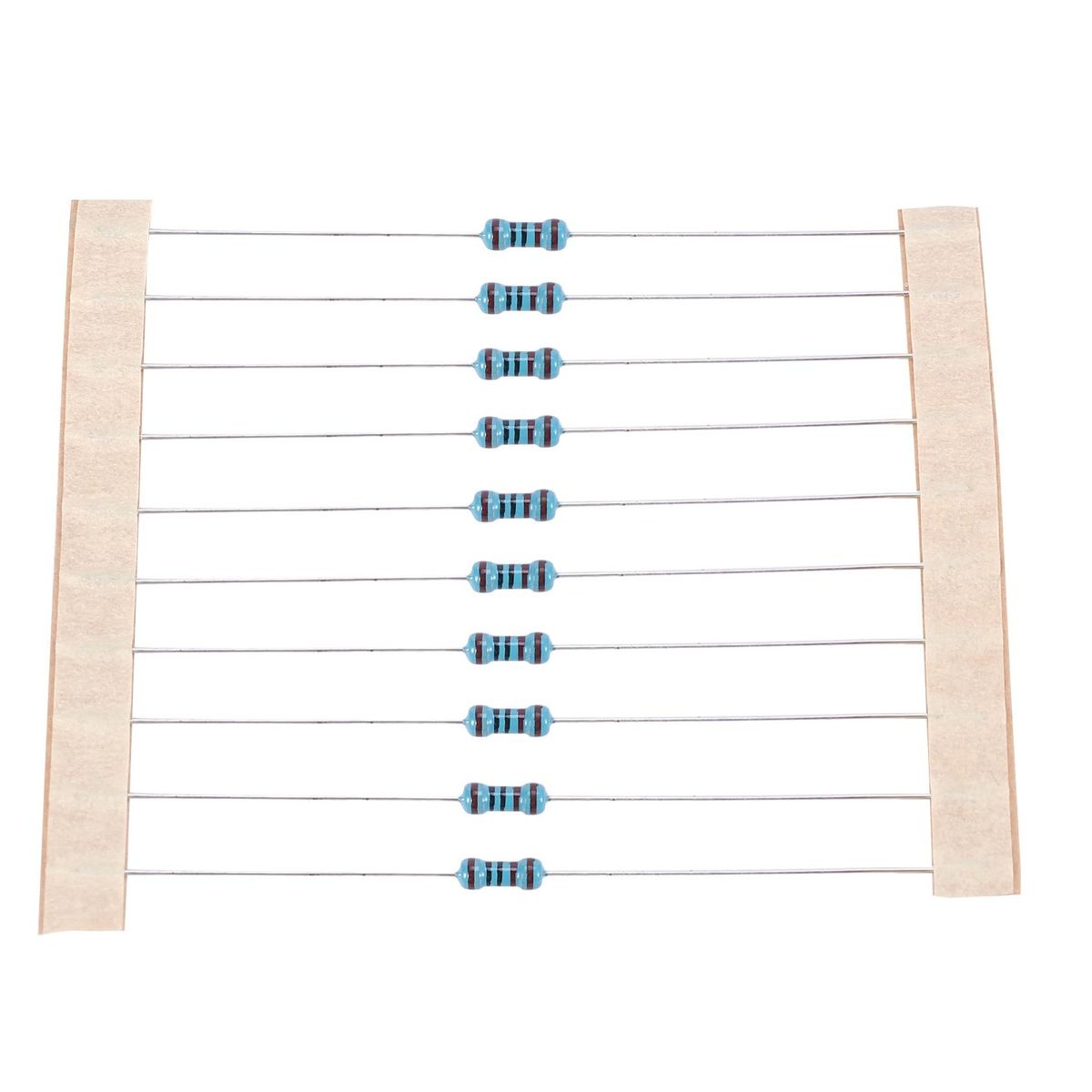 300Pcs 10 -1M Ohm 1/4W Resistance 1% Metal Film Resistor