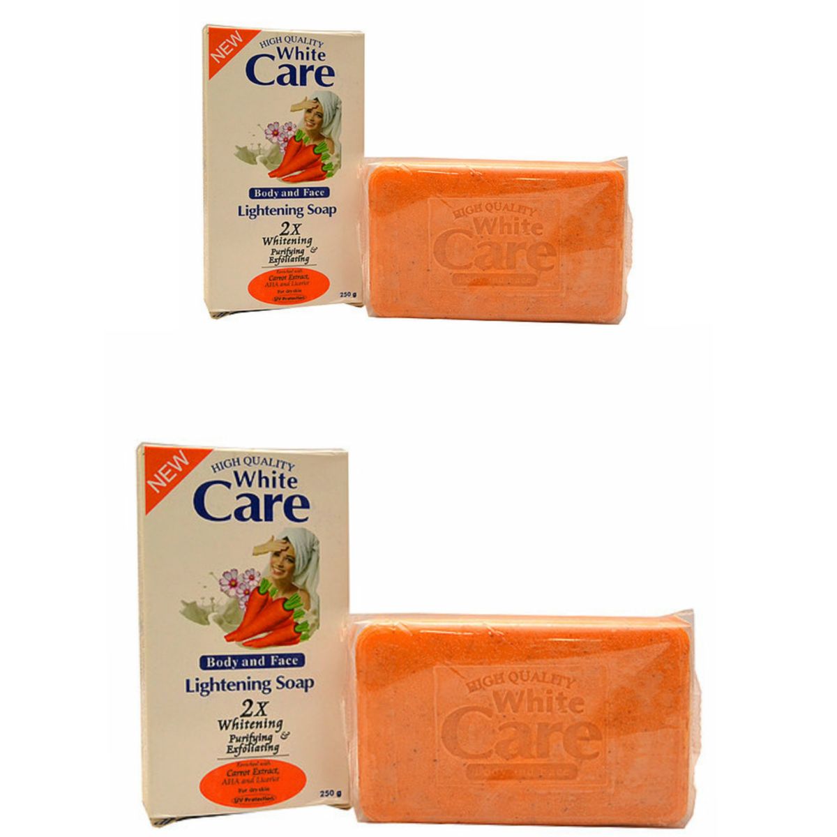 Whitener Carrot Soap 2pcs