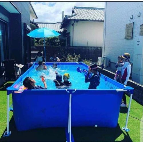 Rectangular Frame Pool 4.5m X 2.2m X 84cm - Blue