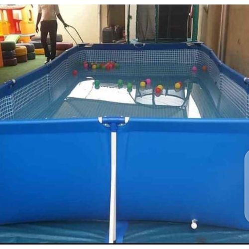 Rectangular Frame Pool 4.5m X 2.2m X 84cm - Blue
