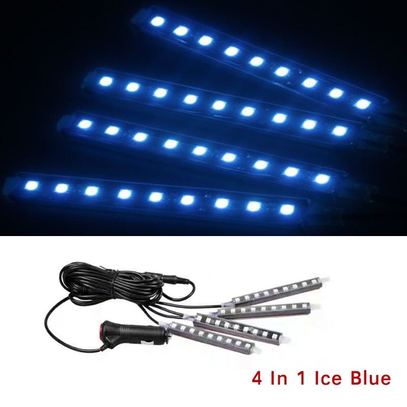 Led Bar Car Interior Backlight Ambient Mood Foot Light With Cigarette  Decorative Atmosphere Lamp