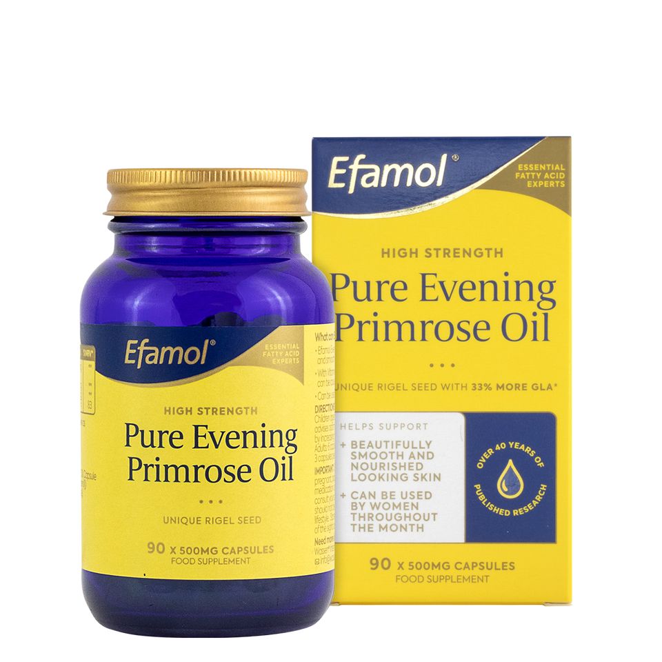 HIGH STRENGTH PURE EVENING PRIMROSE OIL 500mg X90
