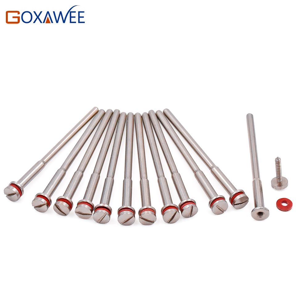 Goxawee 10pcs Polishing Wheel Mandrels Cutting Cut