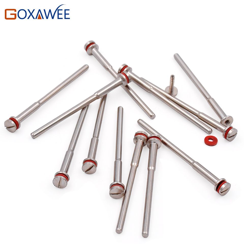 Goxawee 10pcs Polishing Wheel Mandrels Cutting Cut