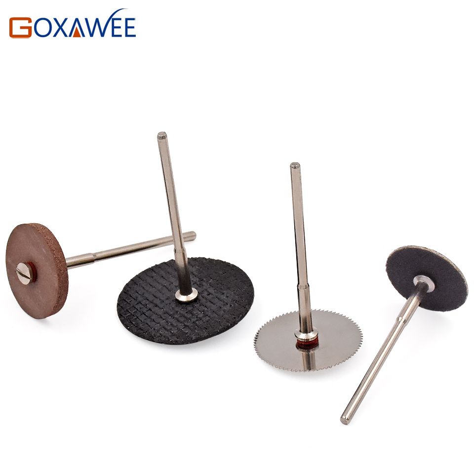 Goxawee 10pcs Polishing Wheel Mandrels Cutting Cut