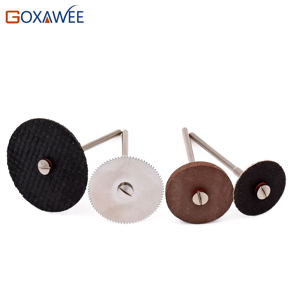 Goxawee 10pcs Polishing Wheel Mandrels Cutting Cut