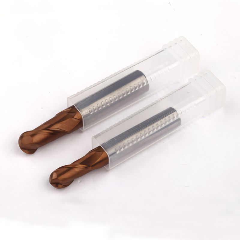 Tungsten Steel Tool Cnc Maching Hrc68 Ball Nose Endmills Top Milling Cutter Machine Endmill