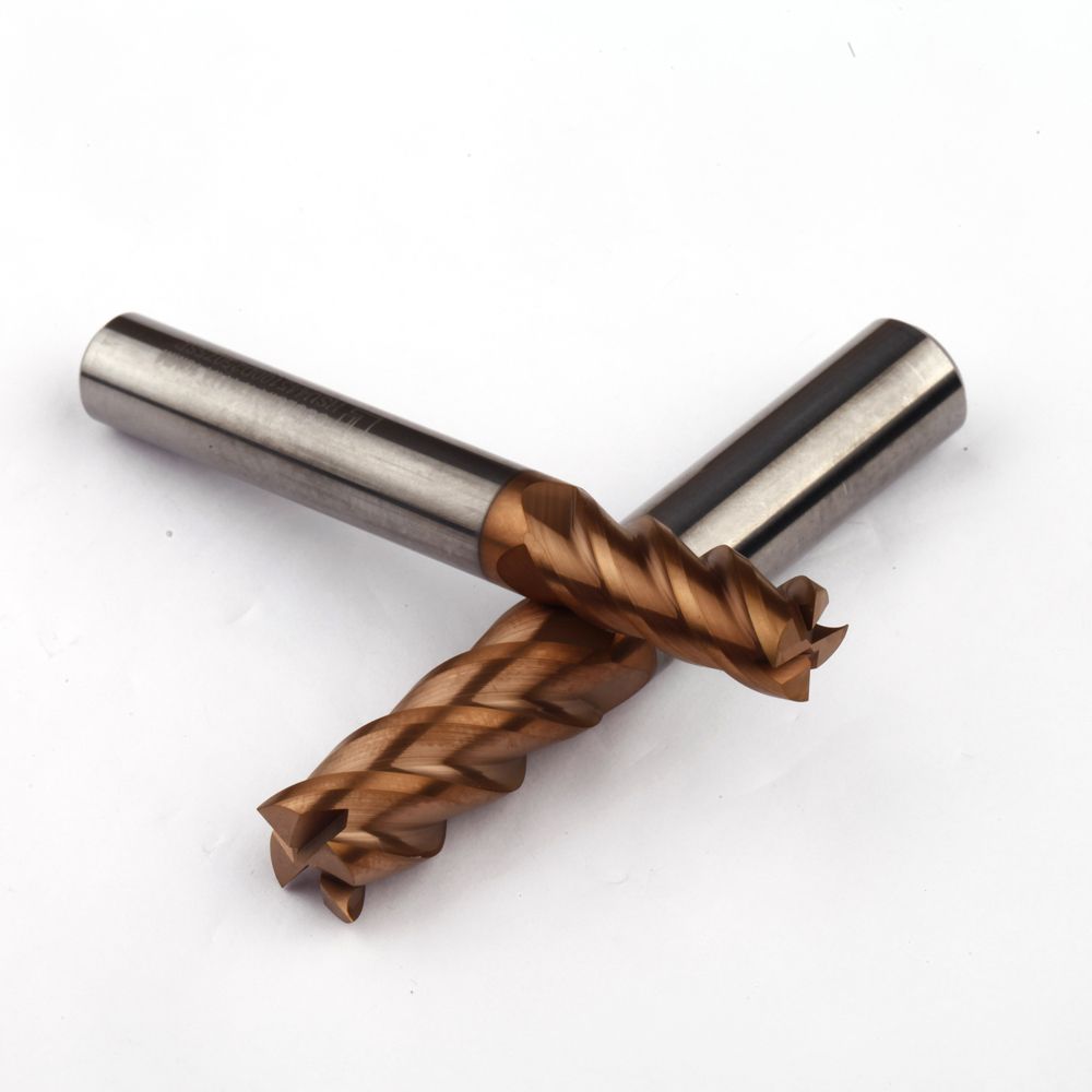 Blade Diameter 10mm Overall Length 100mm 4 Flutes Sharp Corner End Mill Carbide Cutter CNC Milling Tool