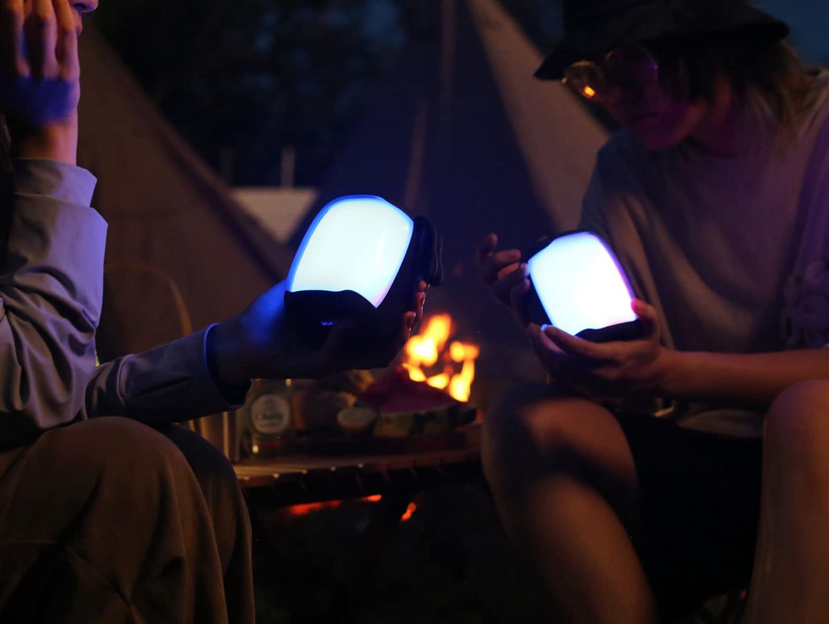 V12S PRO Outdoor Waterproof Dazzling Light Bluetooth Speaker Black