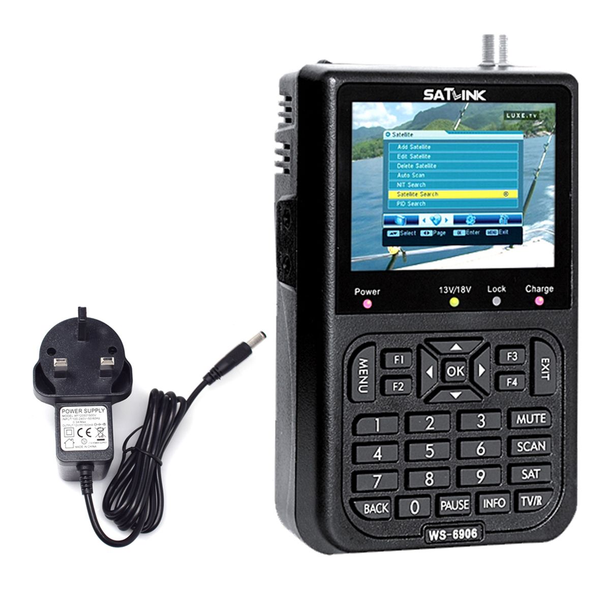 WS6906 3.5in LCD Display Data Digital Satellite Signal Finder Meter