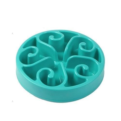 Fun Slow Feeder Dog Bowl Food Nonslip Pet Eat Slow Feeding Bowl Maze Interactive For Large Medium Small Dogs