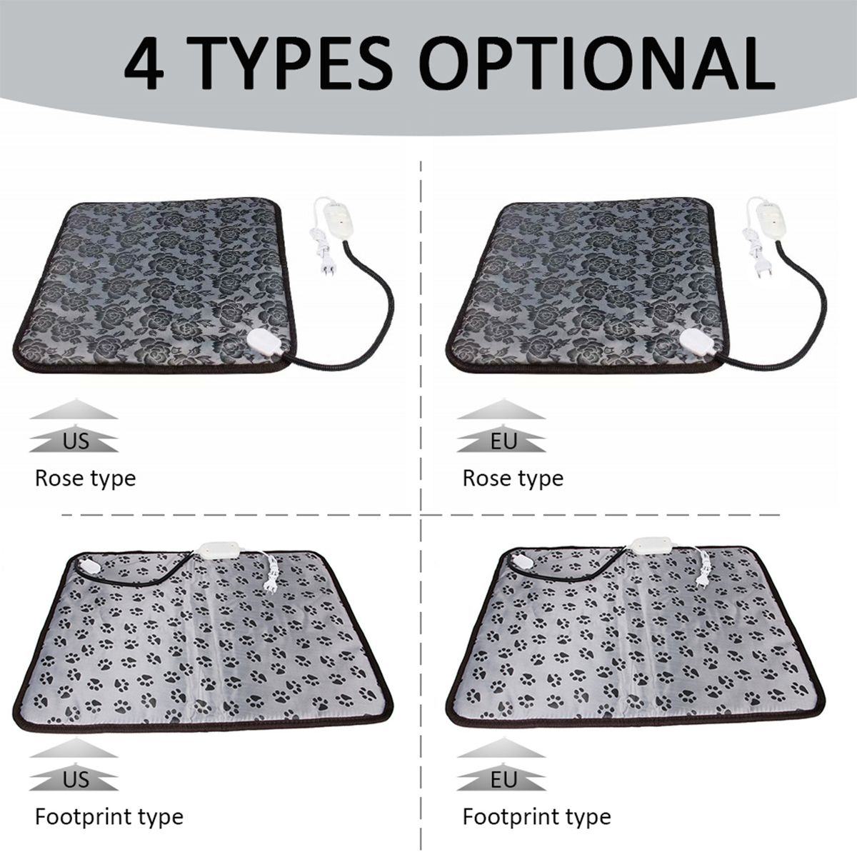 Pet Dog Cat Heating Pad Waterproof Warmer Mat Bed For Dogs
